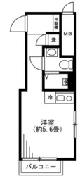 三敬中洲マンションの物件間取画像